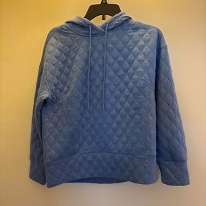 RBX Women's Quilted Hoodie Pullover Blue‎ Size Small NWT